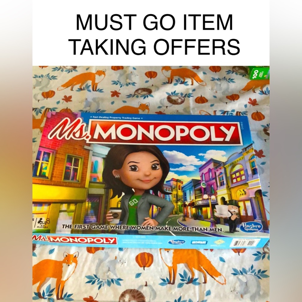 🏋️‍♂️  Ms. Monopoly Board Game
